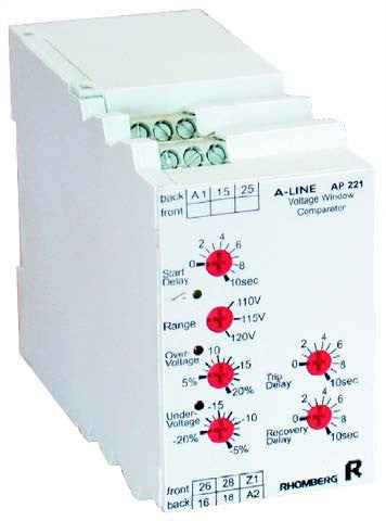 AP221 1Ph Supply Monitoring Relay