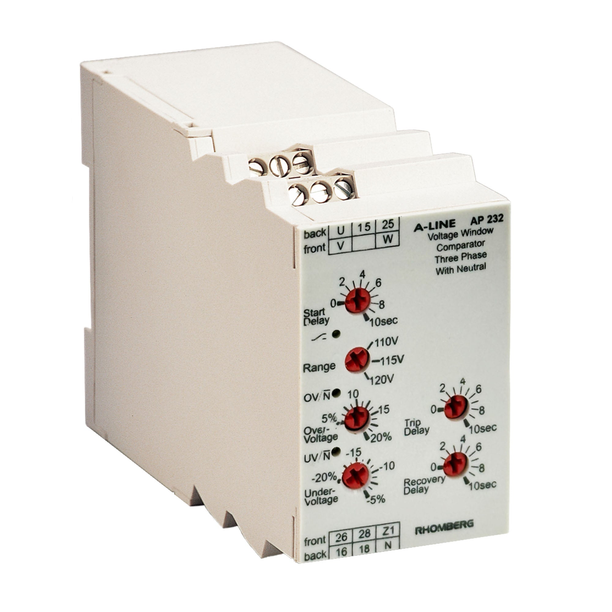 AP232 3Ph+N Supply Monitoring Relay
